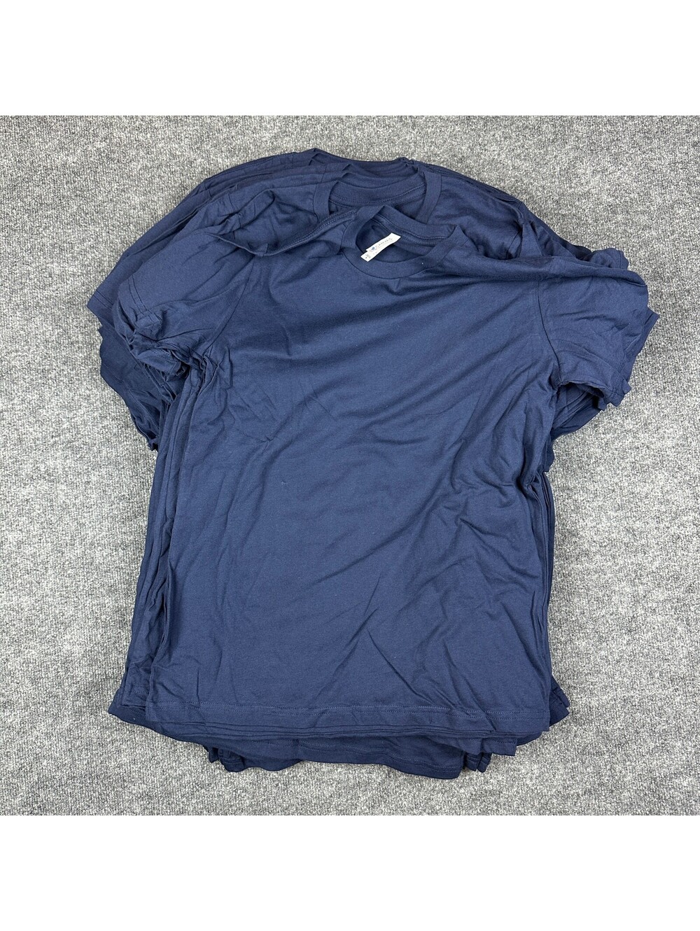 NWT Bella+Canvas Mens T-Shirt Medium Navy USA Lot of 34